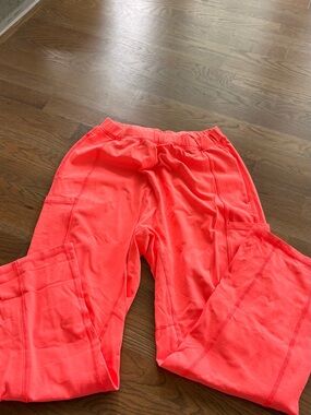 Free people Bright Coral Active Pants